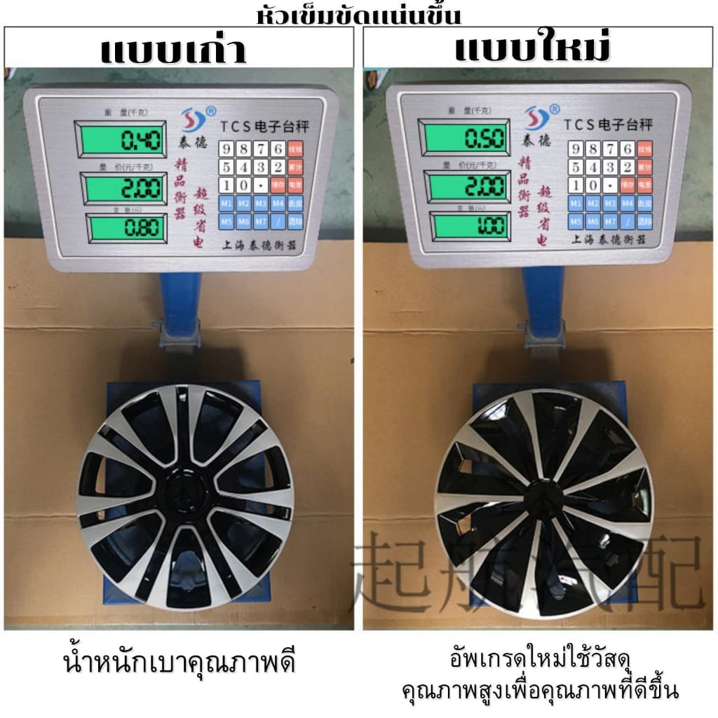 ฝาครอบล้อกระทะ TOYOTA ขอบ 14 /15 ชุดฝาครอบ ลายใหม่ รุ่นอัพเกรดมี 9 เข็มขัด สีบรอนด์ดำเเละสีดำล้วน สวยงามถูกใจ ขายดี รูปที่ 9