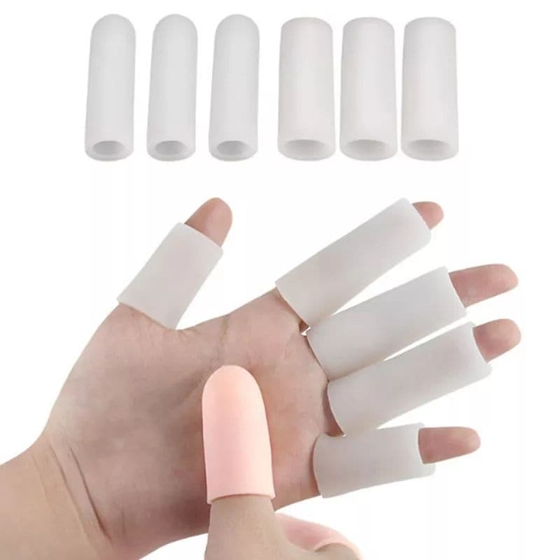 ปลอกนิ้วซิลิโคน ปลอกสวมนิ้วถนอมนิ้วซิลิโคน 5 ชิ้น 5pcs finger protectors silicone ถนอมนิ้วลดการเสียดสี เพิ่มความชุ่มชื้น รูปที่ 7