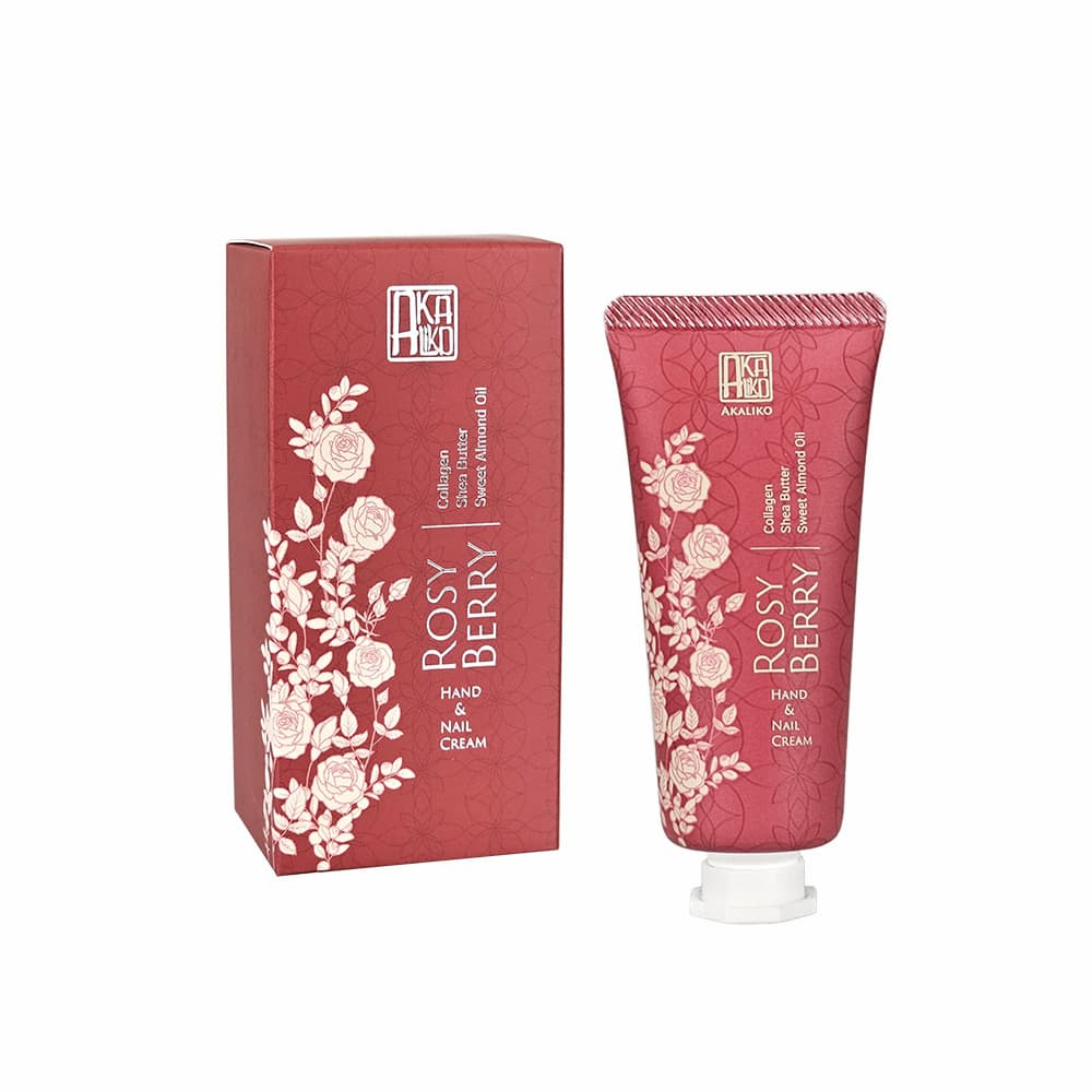 AKALIKO Hand & Nail Cream 30 g. อะกาลิโก ครีมทามือ ครีมบำรุงมือ บำรุงเล็บ ป้องกันจมูกเล็บฉีก แก้เข่าด้าน ข้อศอกด้าน รูปที่ 3