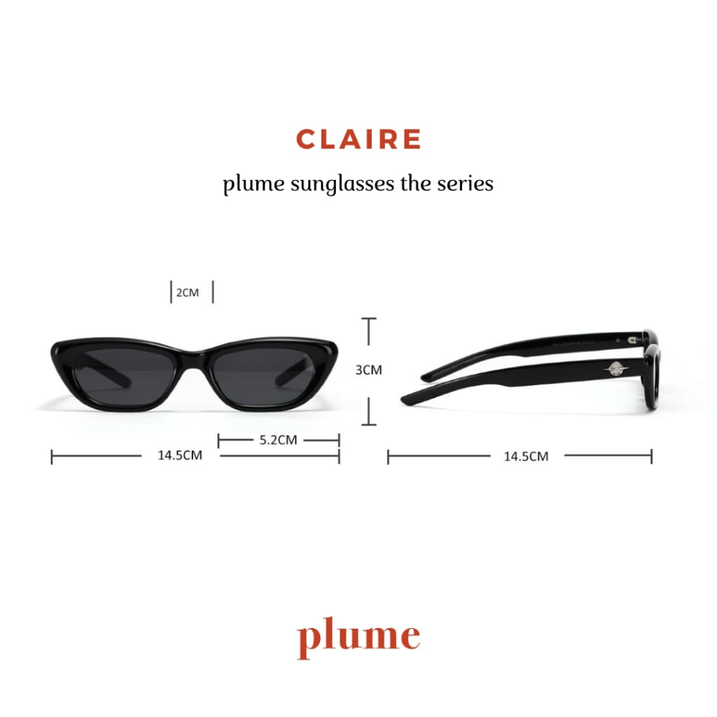 plume.bkk แว่นกันแดดรุ่น ‘Claire’ Sunglasses รูปที่ 9