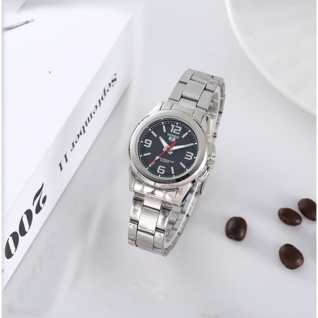 SENKQ LH-4 นาฬิกาข้อมือผู้หญิงแท้แฟชั่น กันน้ำได้ 100% สายสเตนเลส รูปที่ 7