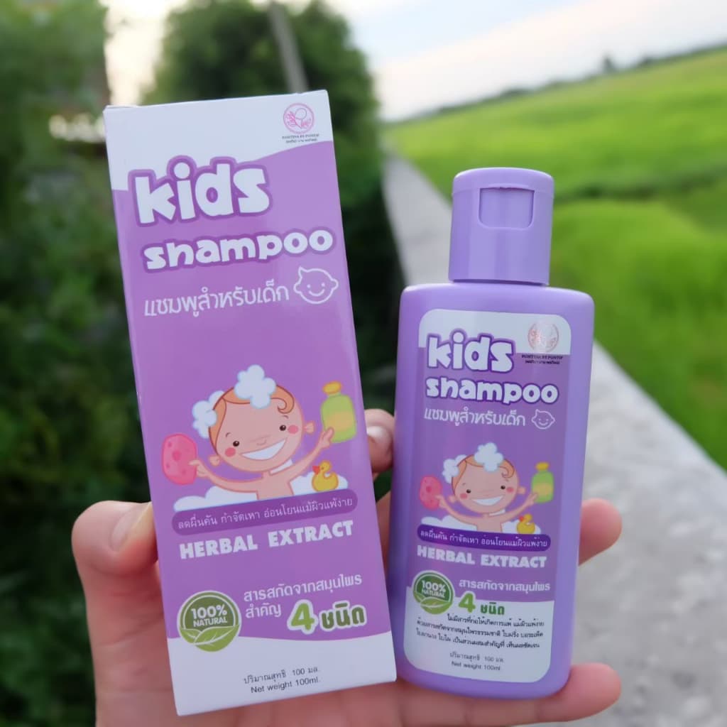 แชมพูเหา+ครีมนวดซอง+หวีสางสแตนเลส สูตรสมุนไพร อ่อนโยน แชมพูเหาเด็ก 1ขวบใช้ได้ รูปที่ 5