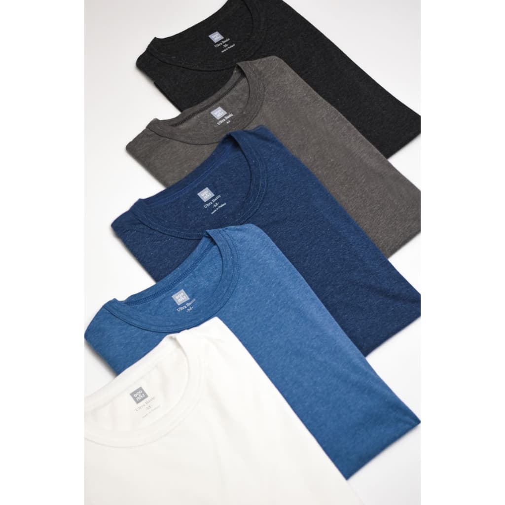 100Salueng เสื้อยืดคอกลม แขนสั้น ผ้าใส่โคตรนิ่ม ultra basic ใส่ได้ทุกเพศ ทุกวัย รอบอก 36-50 นิ้ว รูปที่ 1