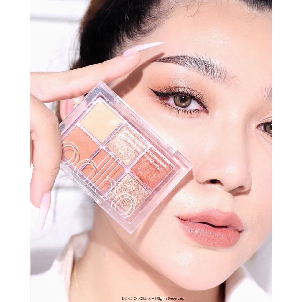 OD276 ODBO SIGNATURE EYESHADOW PALETTE โอดีบีโอ อายแชโดว์ ซิกเนเจอร์ พาเลท เม็ดสีแแน่น ติดทนนาน รูปที่ 6