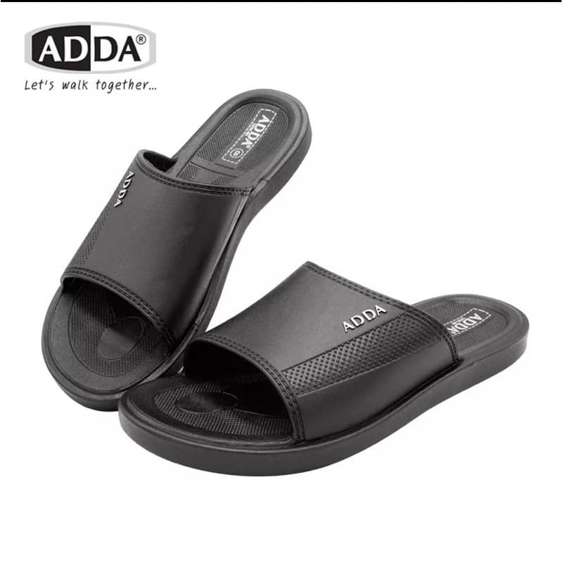 ถูกสุด• ADDA แท้ รองเท้าแตะ รุ่น12Y01 ทนทาน ใส่สบาย แบบยาง PVC ของผู้ชาย รองเท้าแตะสวมชาย รูปที่ 2