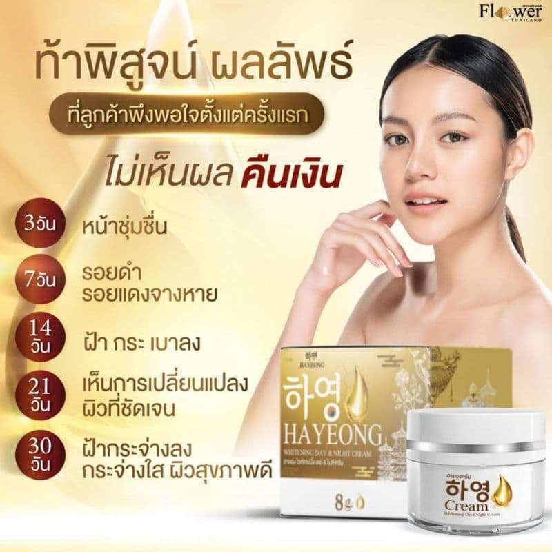 ครีมฮายองโสมเกาหลี แก้ฝ้า หน้าใสเร่งด่วน รูปที่ 1