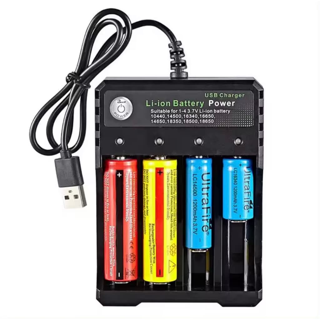 ที่ชาร์จถ่าน Li-ion Bettery เครื่องชาร์จถ่าน รางชาร์จ 3.7v 1/2/4 ช่อง ชาร์จไวตัดไฟเอง รองรับถ่าน 18650 26650 L72 รูปที่ 6