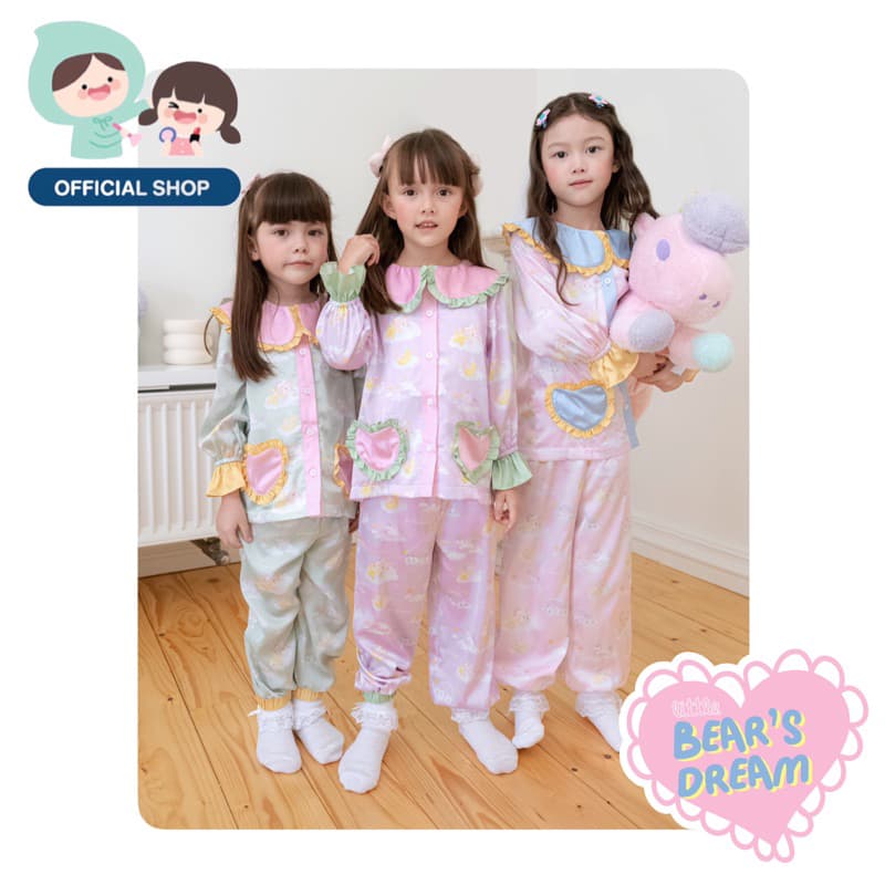 Godmami ชุดนอนเด็กนุ่มพริ้ว หลับสบาย Dream like a Unicorn รุ่น Little Bear’s Dream รูปที่ 2