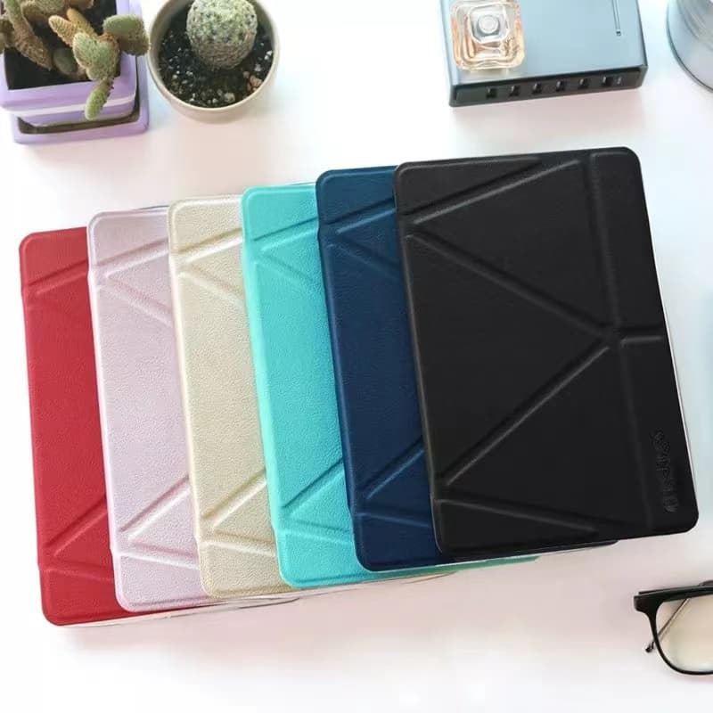 เคส ฝาพับ Tablets Samsung Galaxy Tab A 10.5 SM-T595 T590 / Tab S5e T725 / Tab A 10.1 P585 P580 ตั้งได้ขอบนิ่ รูปที่ 2