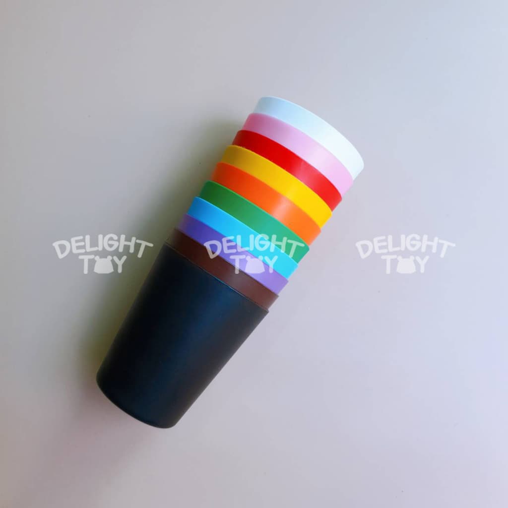 แก้วน้ำพลาสติก คละสี 10 ใบ 6.5 oz แก้วปาร์ตี้ แก้วแคมป์ปิ้ง เล็กกระทัดรัด พกพาง่าย แข็งแรง รูปที่ 3