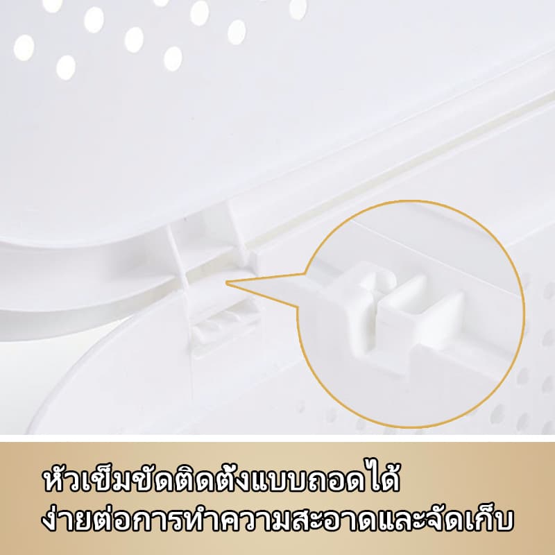 ส่งจากกทมตะกร้าผ้ามีฝาปิด ตะกร้าอเนกประสงค์ ตะกร้าผ้าพลาสติก จัดเก็บเสื้อผ้า เกาหลีความจุสูง ระบายอากาศได้ basket รูปที่ 5