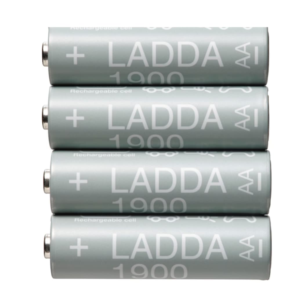 ทุกวัน Ladda ถ่านชาร์จ AA 1900 mAh & AAA 750 mAh แพ็ค 4 ก้อน rechangeable battery 1.2V รูปที่ 2