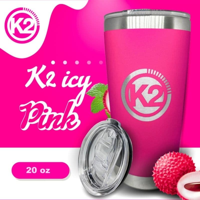 แก้วเก็บความเย็น k2 สีสวย K2 ICY แก้วเก็บความเย็น เหนือกว่าแก้วเก็บความเย็นทั่วไปที่เคยมีเก็บอุณหภูมิได้ยาวนาน รูปที่ 2