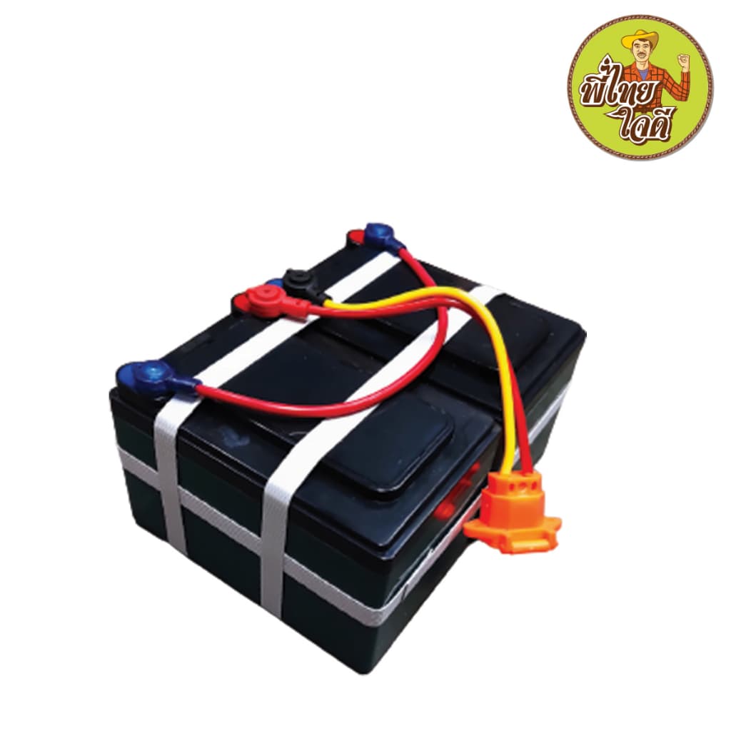 เครื่องตัดหญ้าแบตเตอรี่ อัศวินโน่ มอเตอร์ 24v 600 วัตต์ แบตแห้ง 12 แอมป์ รูปที่ 2