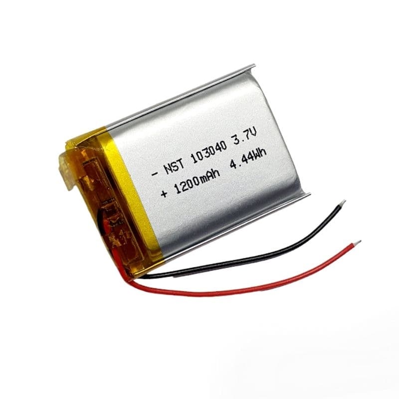 แบตเตอรี่ Battery 103040 1200mAh 3.7v Lithium Ion Polymer/Li-Ion MP3 MP4 MP5 เครื่องเล่นลำโพง DVD GPS VR รถ แบตกล้อง รูปที่ 4