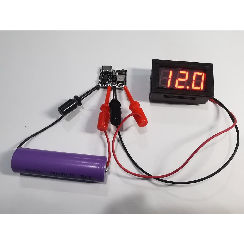 Module ชาร์จแบตเตอร์รี 3.7V ไฟเข้ามี2รุ่น 5Volt ไฟออกปรับแรงดันได้ 5-27Volt 1A. For charge รูปที่ 7