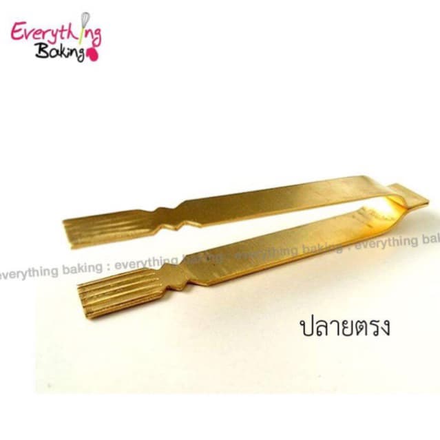 แหนบช่อม่วง ที่หนีบช่อม่วง ปั้นขลิบ แหนบทองเหลือง ทำขนมไทย รูปที่ 7