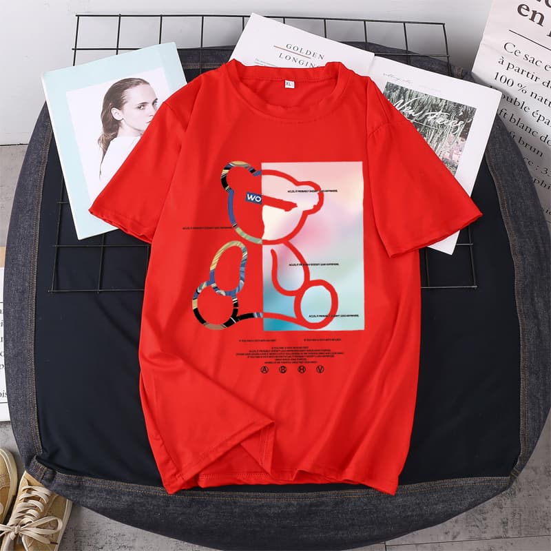 BK-510-SHORT เสื้อยืดแขนสั้น มี 10 สี ให้เลือก เสื้อยืดแฟชั่นใส่ได้หญิงและชาย รูปที่ 3