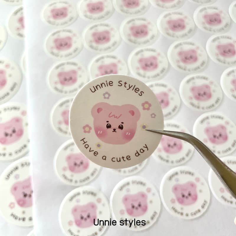 รับปริ้น-คัท สติ๊กเกอร์โลโก้ กันน้ำ100% ทรงกลม 3cm/3.5cm/4cm สติกเกอร์PP รูปที่ 4