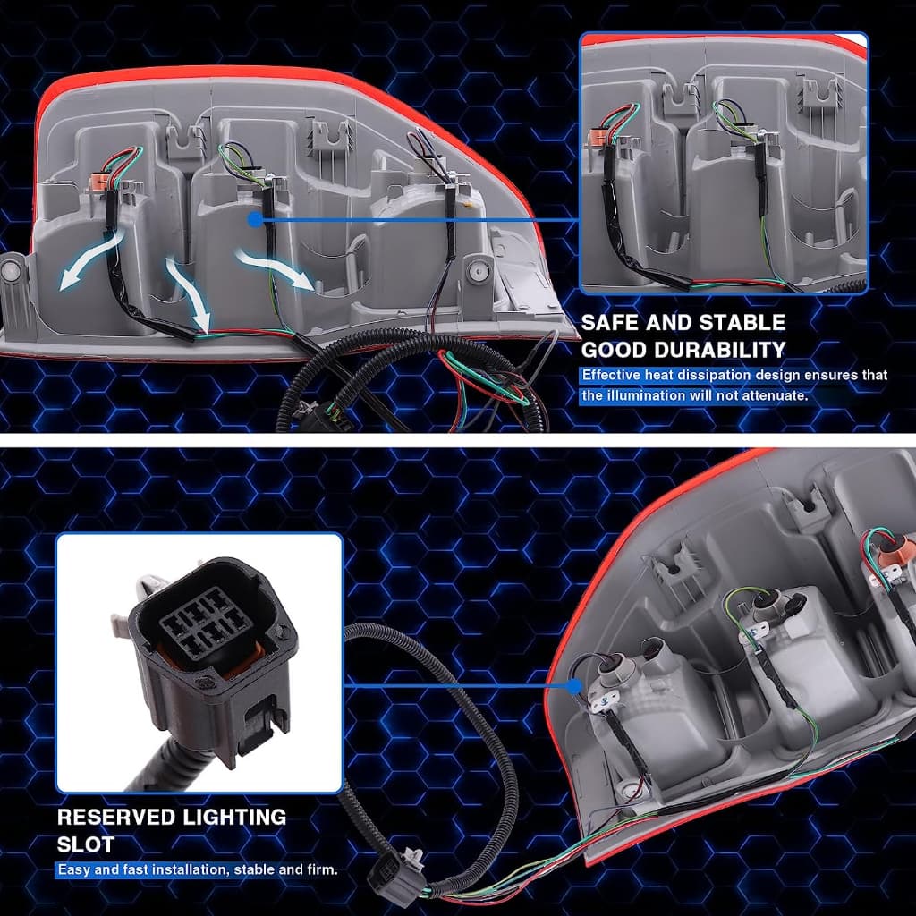 ไฟท้าย for Ford Ranger 2012-2018 ฟอร์ด เรนเจอร์ ปี ไฟท้าย พร้อมขั้ว และหลอดไฟ Tail light Tail lamp Ford รูปที่ 2
