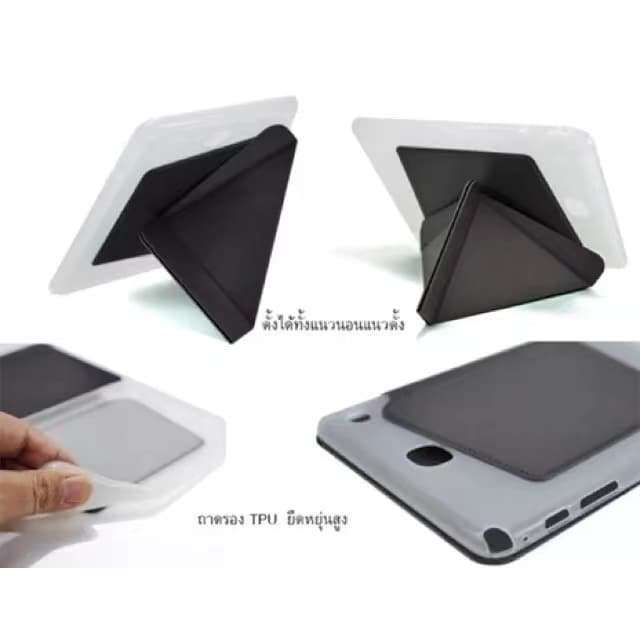 เคส ฝาพับ Tablets Samsung Galaxy Tab A 10.5 SM-T595 T590 / Tab S5e T725 / Tab A 10.1 P585 P580 ตั้งได้ขอบนิ่ รูปที่ 8