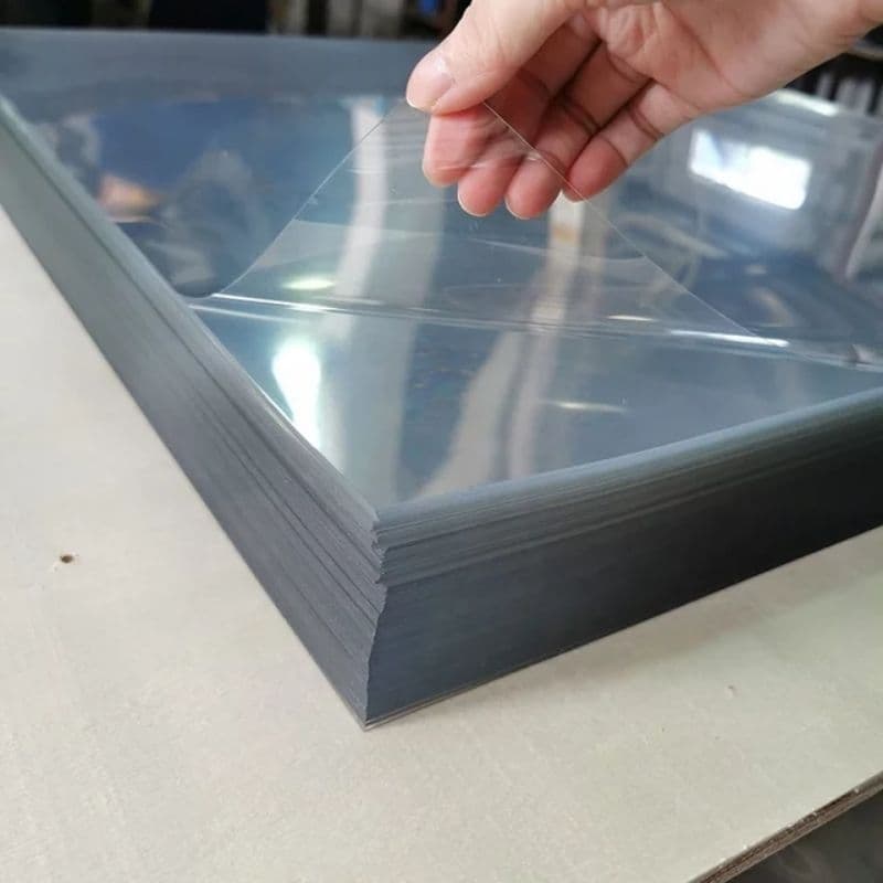 พลาสติกใส แข็ง เซลลูลอยด์ แผ่นใหญ่ หน้ากว้าง1.35เมตร ความยาวสั่งตัดได้ celluloid​ ฉากกั้น กล่อง กล่องเก็บตุ๊กตา เฟสชิล รูปที่ 1