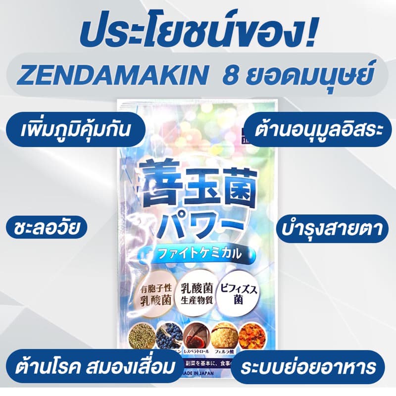 อาหารเสริม 8 ยอดมนุษย์ ZENDAMAKIN POWER รูปที่ 2