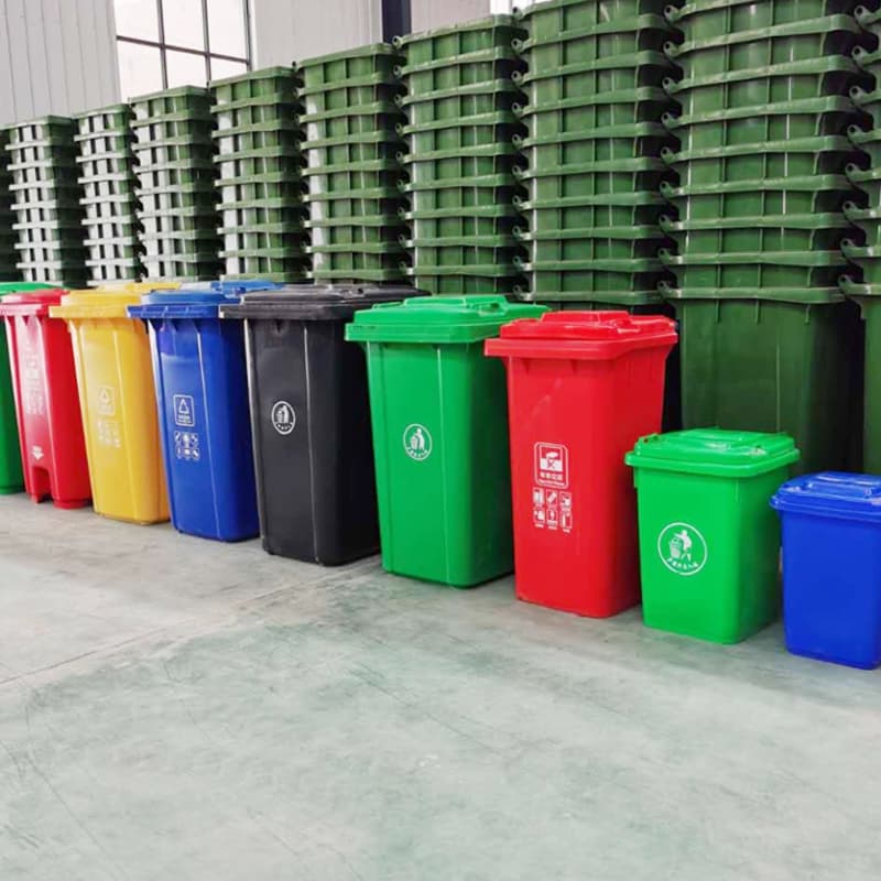 ถังขยะ ถังขยะกทม. มีล้อ ฝาเปิด 30L 50L 100L 120L ถังพลาสติก สีเขียว สีฟ้า คุณภาพดี ทนทาน สวยงาม ไซส์ใหญ่ ถังขยะ ทนทาน รูปที่ 7