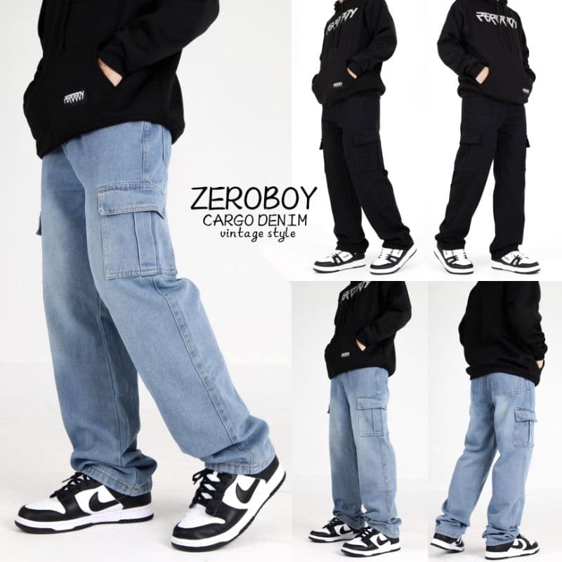 ZEROBOY - DENIM CARGO PANT " ยีนส์คาร์โก้ " รูปที่ 7