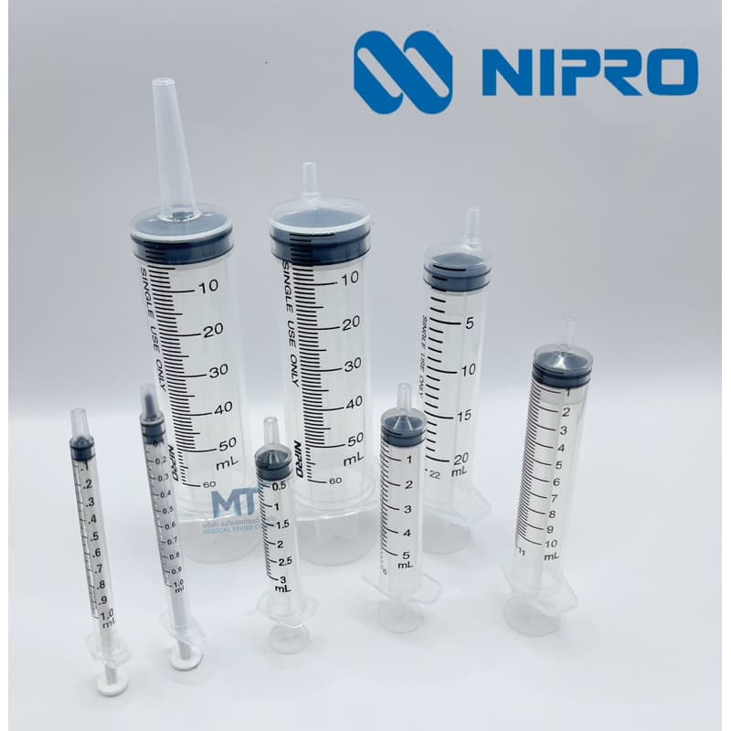 แบ่งขาย NIPRO Syringe ไซริงค์ หลอดป้อนยา หลอดตวง ป้อนอาหาร รูปที่ 2