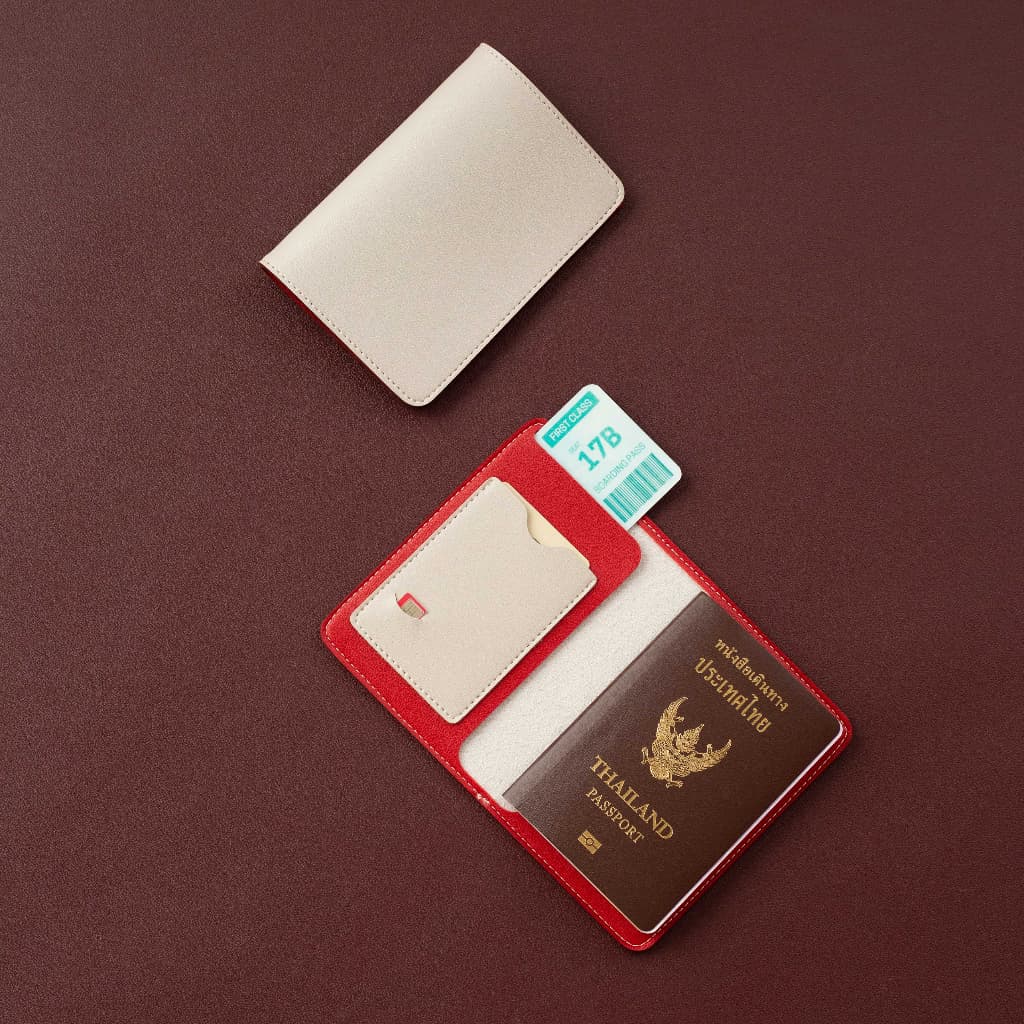 สลักชื่อฟรี HILMYNA Twelve Passport Coverใส่ซิมได้ ปกพาสปอร์ตหนัง กระเป๋าพาสปอร์ตหนัง รูปที่ 7