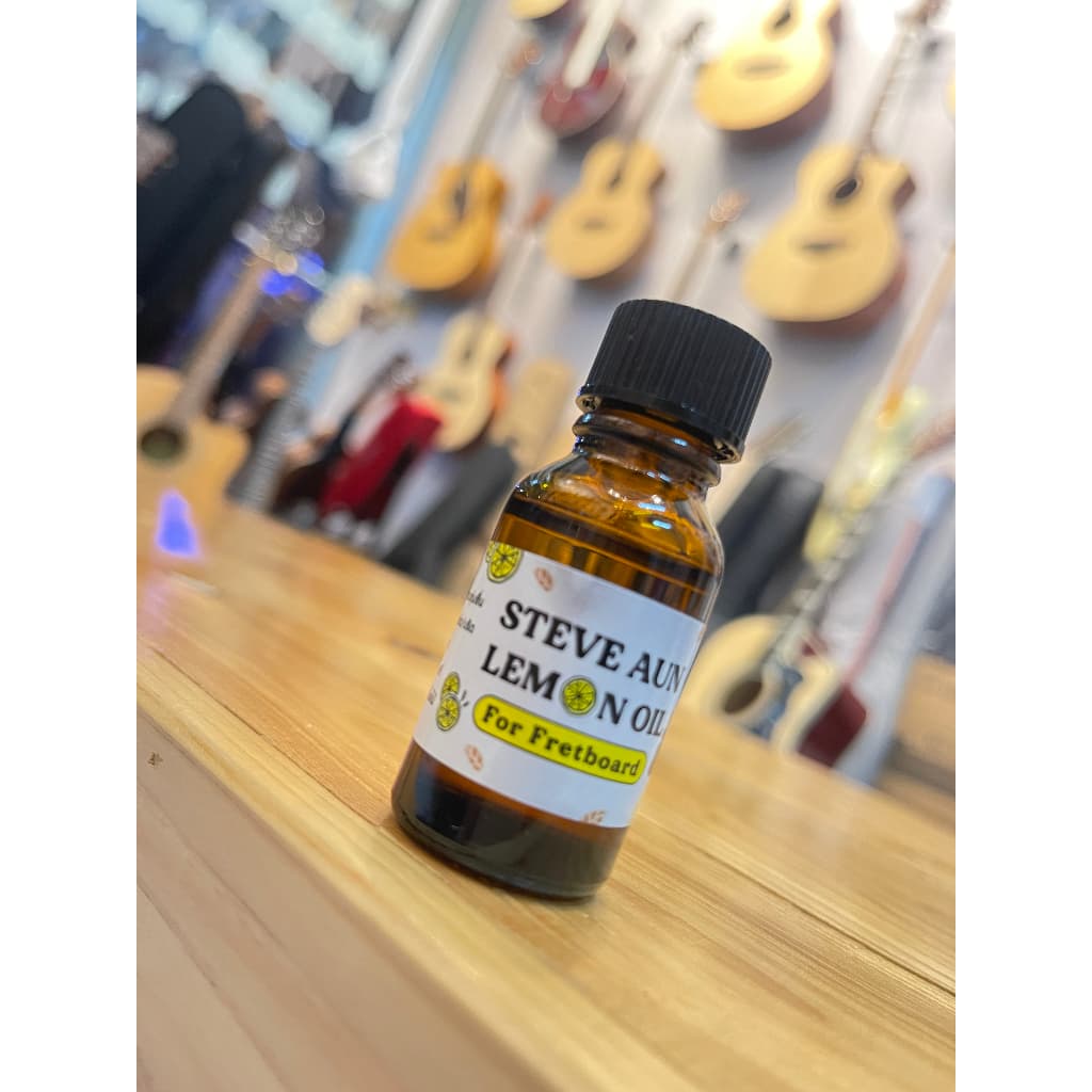 น้ำยาเช็ดกีต้าร์ STEVE AUN Lemon Oil , Clean เลม่อนออยล์และอุปกรณ์ทำความสะอาดกีตาร์ แถมผ้าเช็ด รูปที่ 9