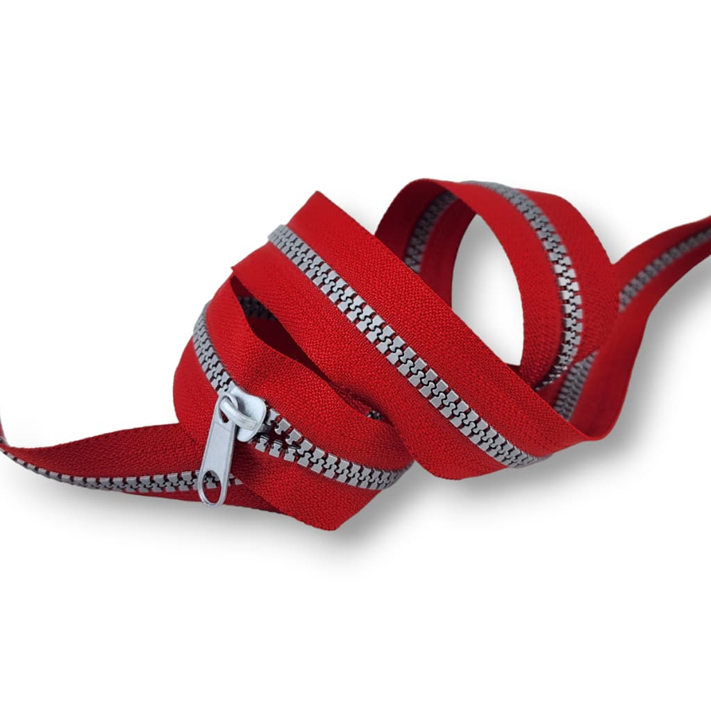 #5 Zipper ซิปตัดฟันกระดูก เบอร์ 5 ซิปเมตร ซิปหลา ซิปพลาสติก ซิปแฟชั่น ซิปกระเป๋า พร้อมหัวซิป รูปที่ 2