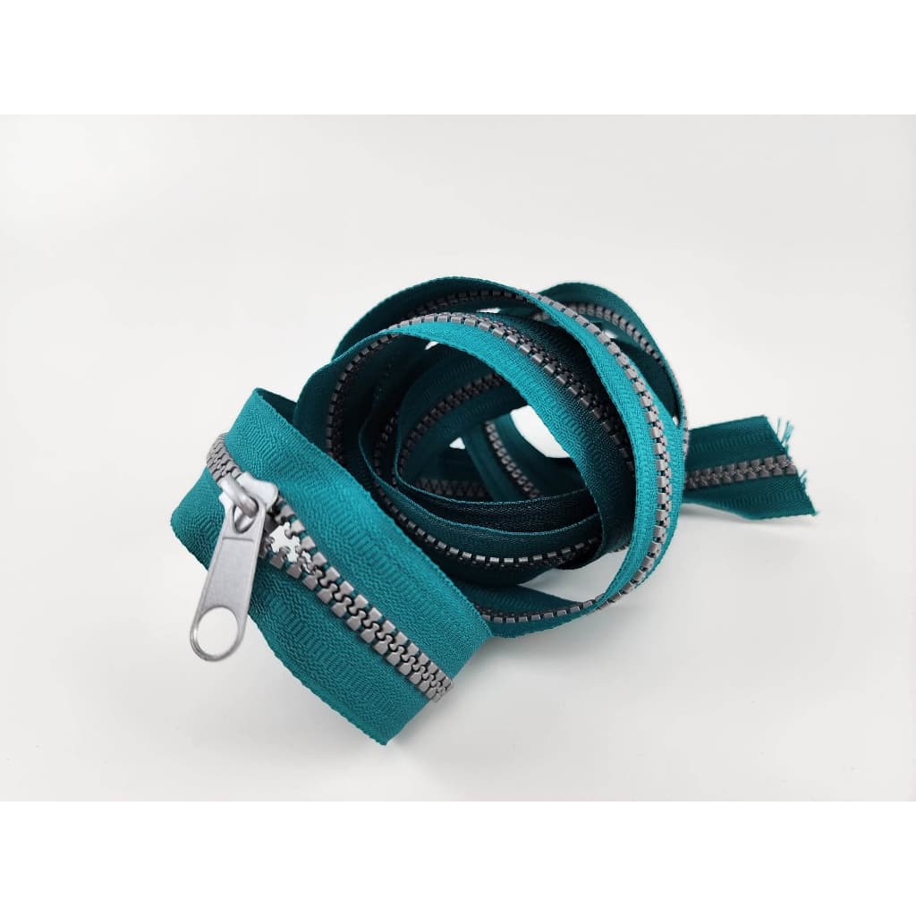 #5 Zipper ซิปตัดฟันกระดูก เบอร์ 5 ซิปเมตร ซิปหลา ซิปพลาสติก ซิปแฟชั่น ซิปกระเป๋า พร้อมหัวซิป รูปที่ 7