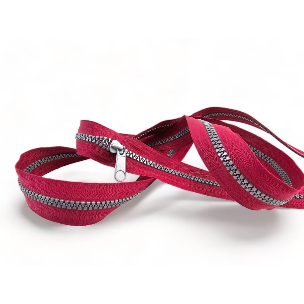 #5 Zipper ซิปตัดฟันกระดูก เบอร์ 5 ซิปเมตร ซิปหลา ซิปพลาสติก ซิปแฟชั่น ซิปกระเป๋า พร้อมหัวซิป รูปที่ 3
