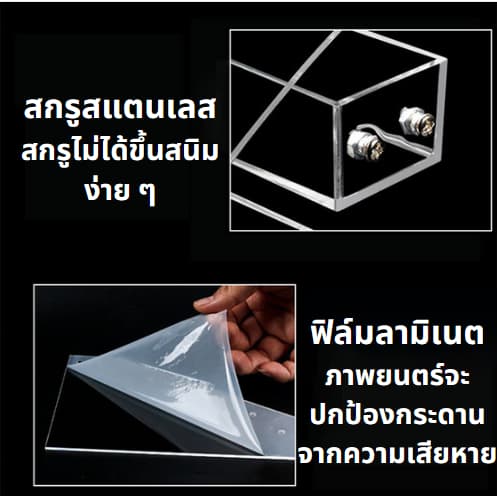 ชั้นวางของอะคริลิค ชั้นวางโมเดล ชั้นวางเครื่องสําอาง สําหรับจัดระเบียบ วางสินค้า วางยาทาเล็บ รูปที่ 7