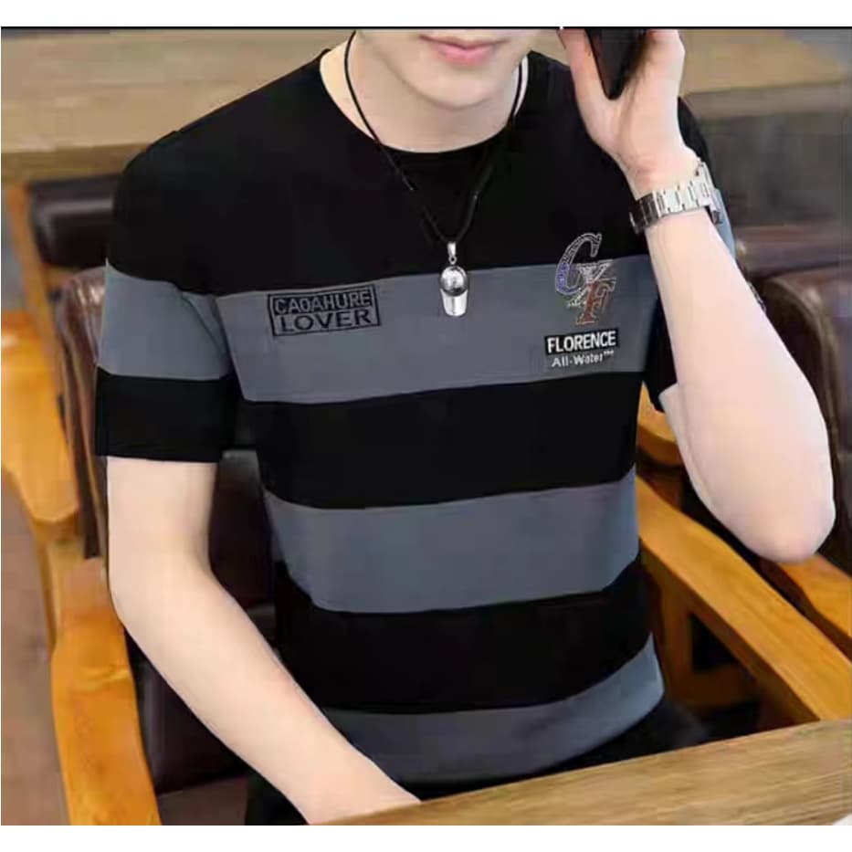 ใหม่ เสื้อยืดคอกลมแขนสั้นผู้ชาย ผ้านิ่มใส่สบายไม่ร้อน รูปที่ 5