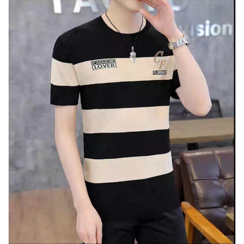 ใหม่ เสื้อยืดคอกลมแขนสั้นผู้ชาย ผ้านิ่มใส่สบายไม่ร้อน รูปที่ 7
