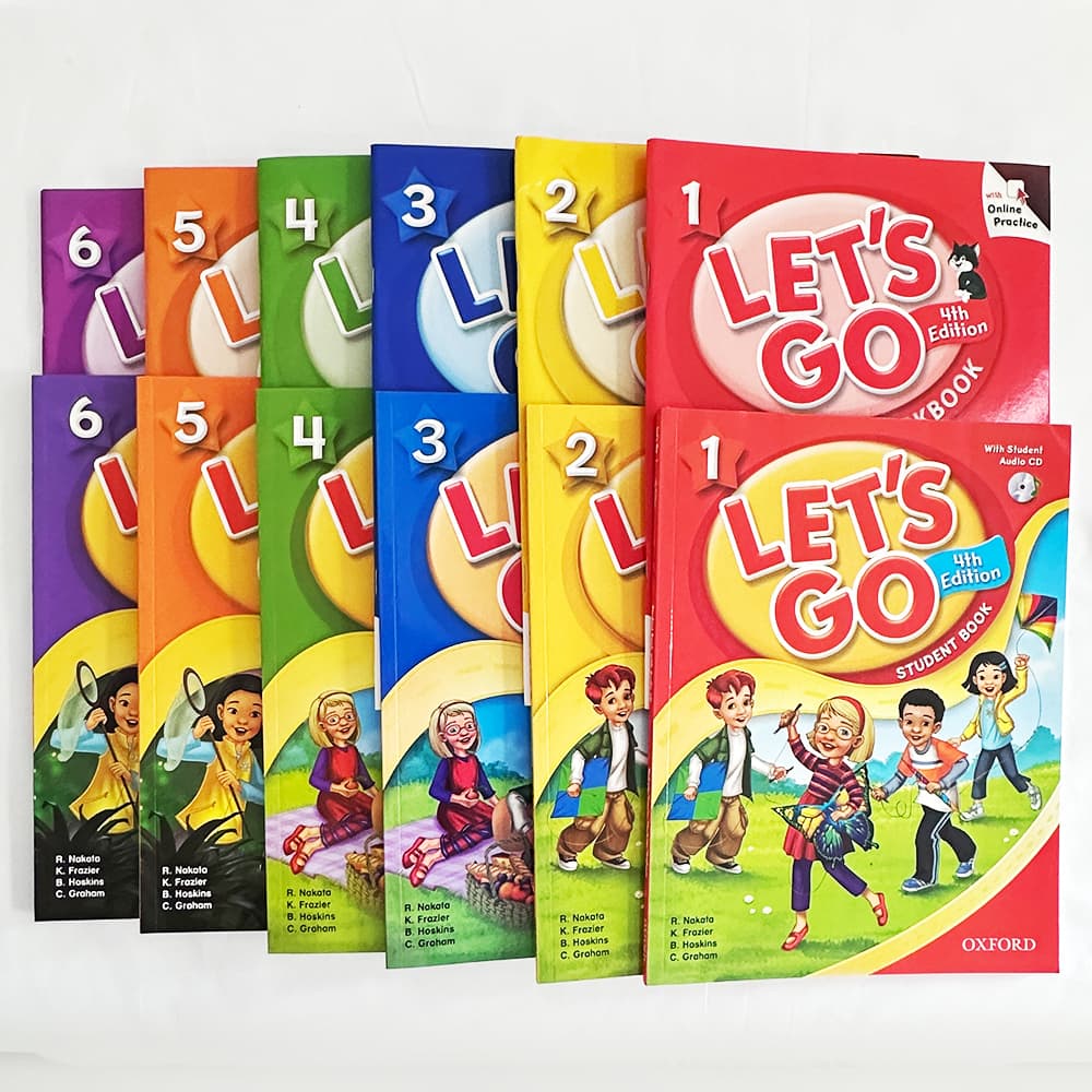 1-6 Level Set Oxford Let's Go Student Book The New Edition of The Bestselling Primary English Work Books Course ESL Book รูปที่ 1