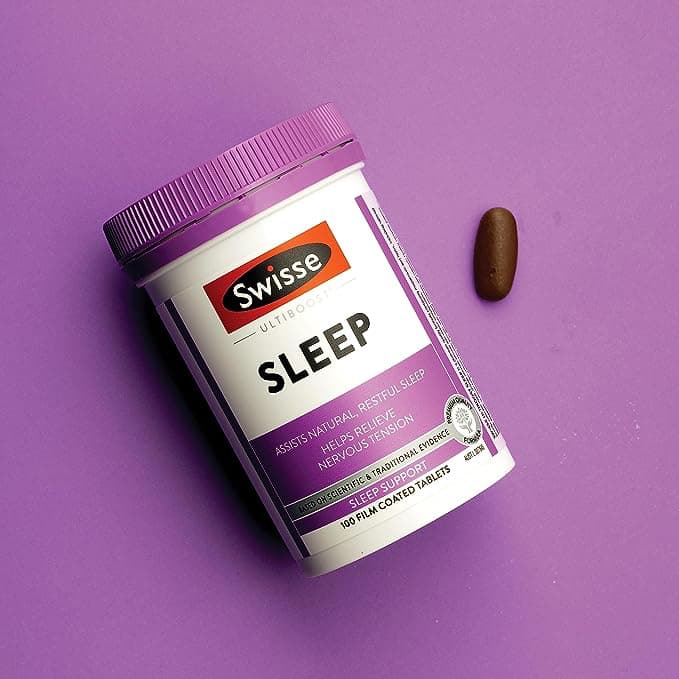 Swisse Sleep สมุนไพรช่วยการนอน ขวดใหญ่100เม็ด EXP10/2028 รูปที่ 6