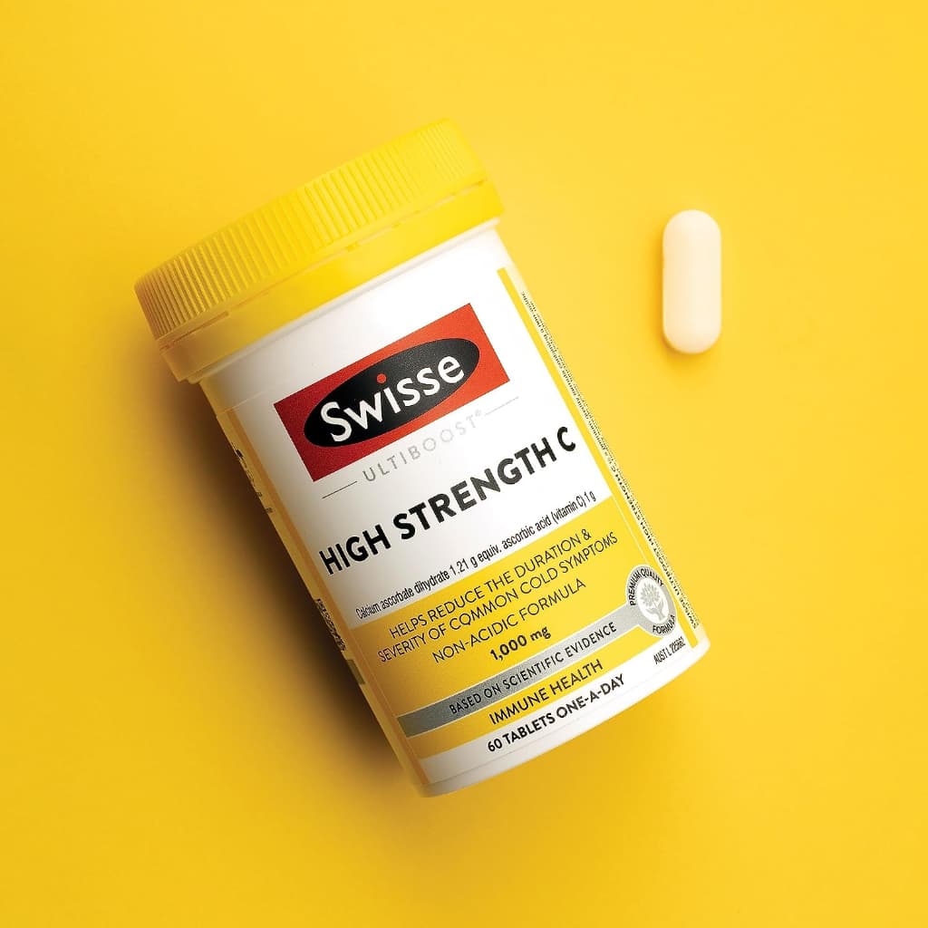 Swisse High Strength C วิตามินซีเข้มข้น ขวดใหญ่150เม็ด EXP05/2028 รูปที่ 4