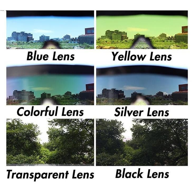 แว่นตา แว่นตากันลม แว่นตากันฝุ่น สำหรับขี่จักรยานกลางแจ้ง รูปที่ 3