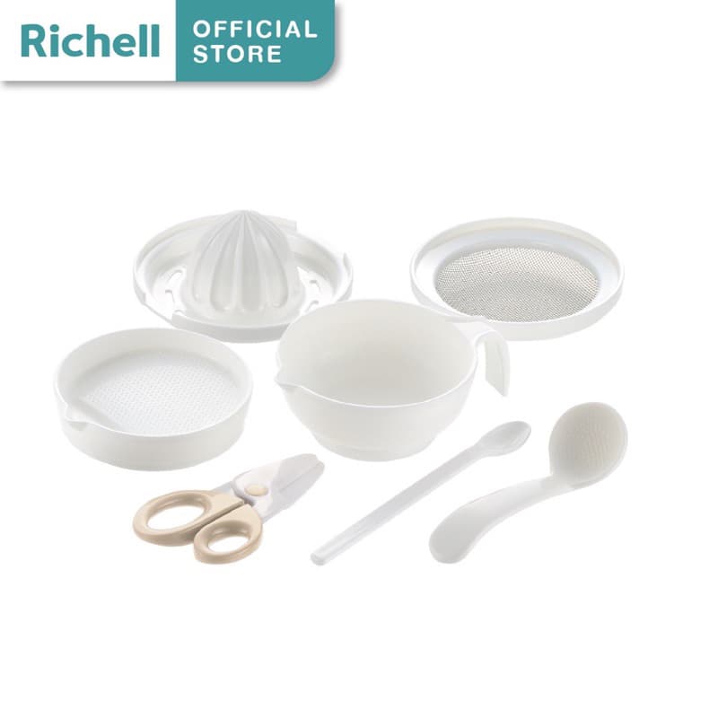 Richell ชุดทำอาหารเด็ก Handy Cooking Set เริ่มทานอาหารวัย 6 เดือนขึ้นไปทำอาหาร 5 แบบ รูปที่ 2