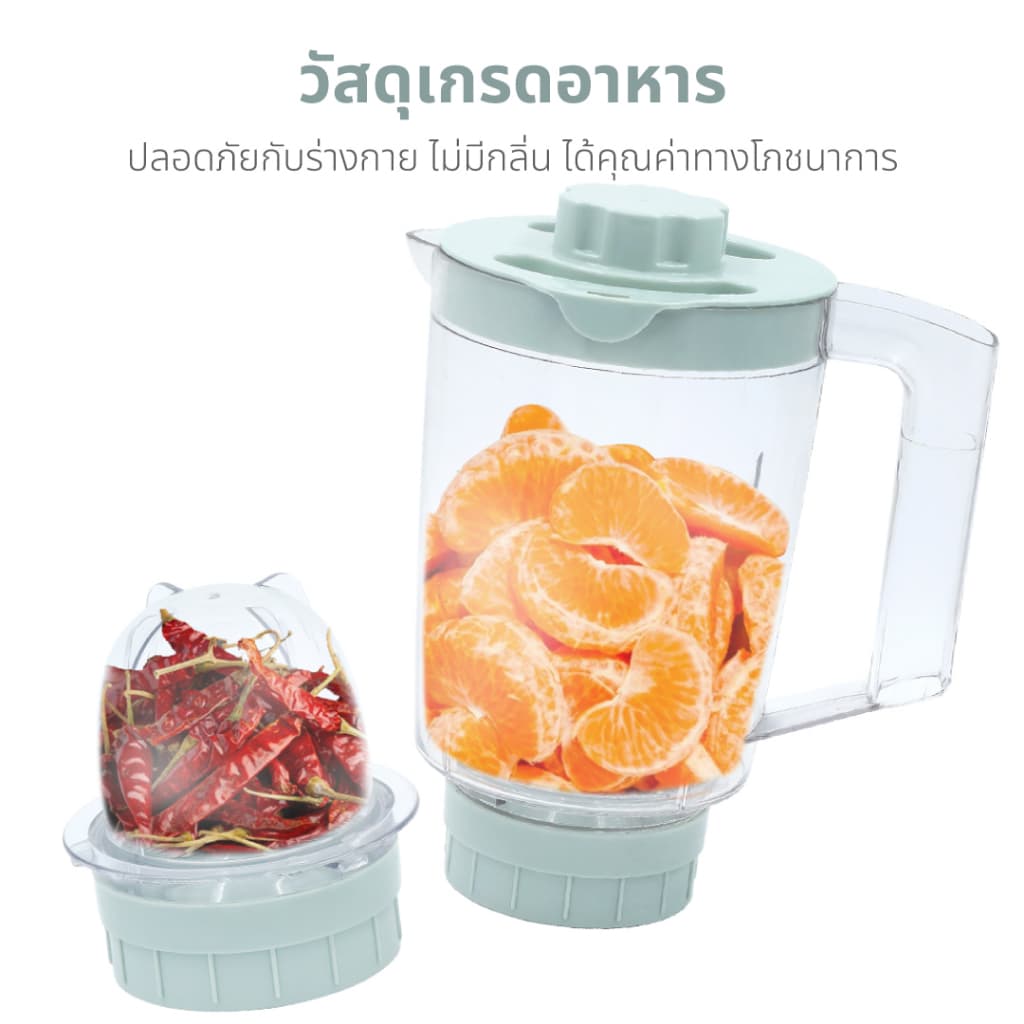 KASHIWA Blender เครื่องปั่นอเนกประสงค์ เครื่องปั่น รุ่น KW-888 ใบมีดสแตนเลส ความจุ 1.5 L รูปที่ 7