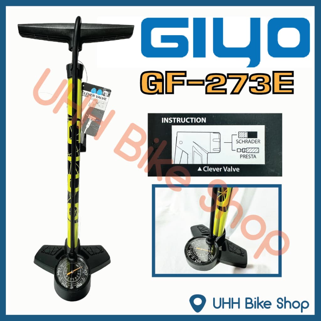 สูบจักรยาน มีเกจ์ ยี่ห้อ GIYO รูปที่ 7