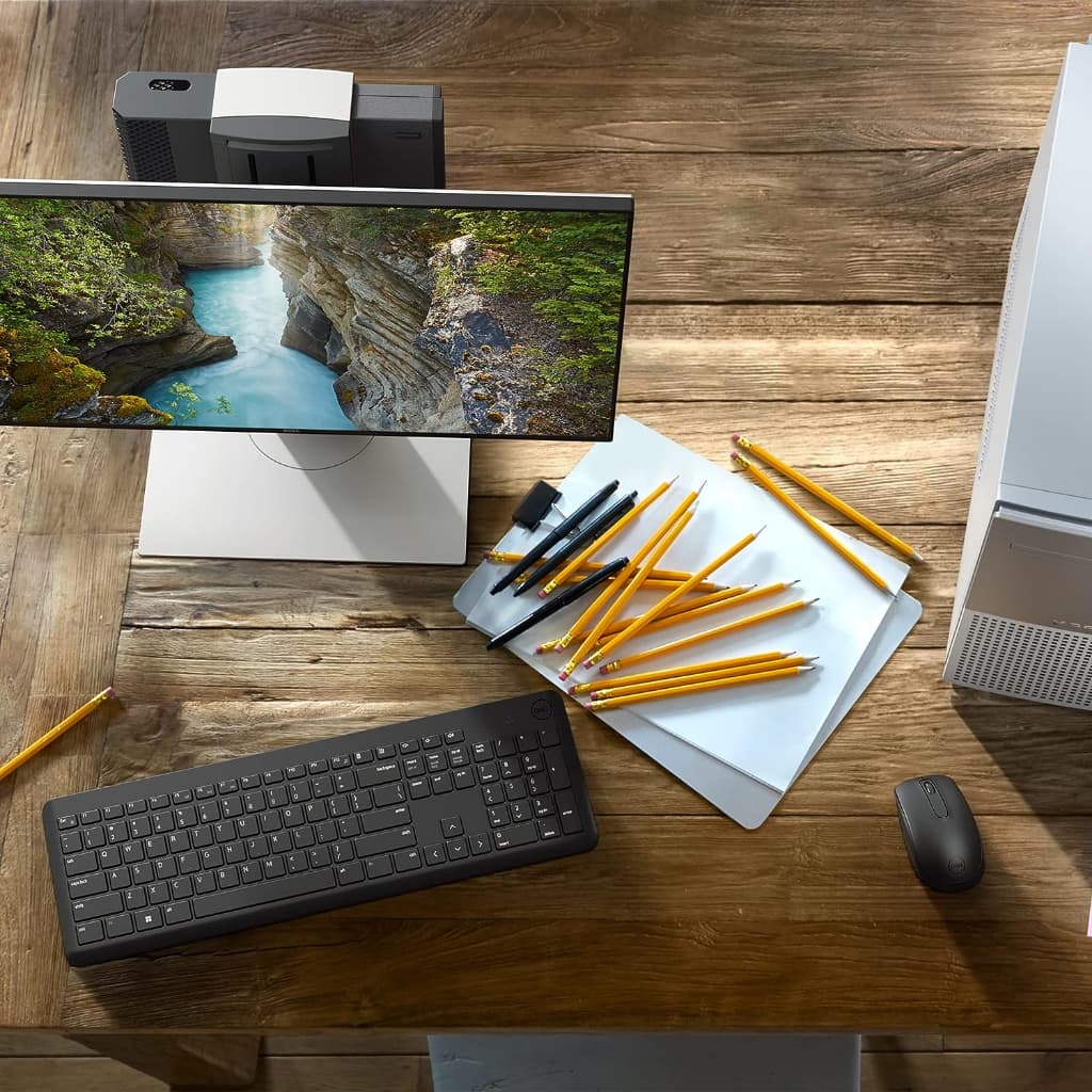 Dell Wireless Keyboard and Mouse KM3322W, 2.4GHz, Optical LED Sensor, 6 Multimedia Keys รูปที่ 9