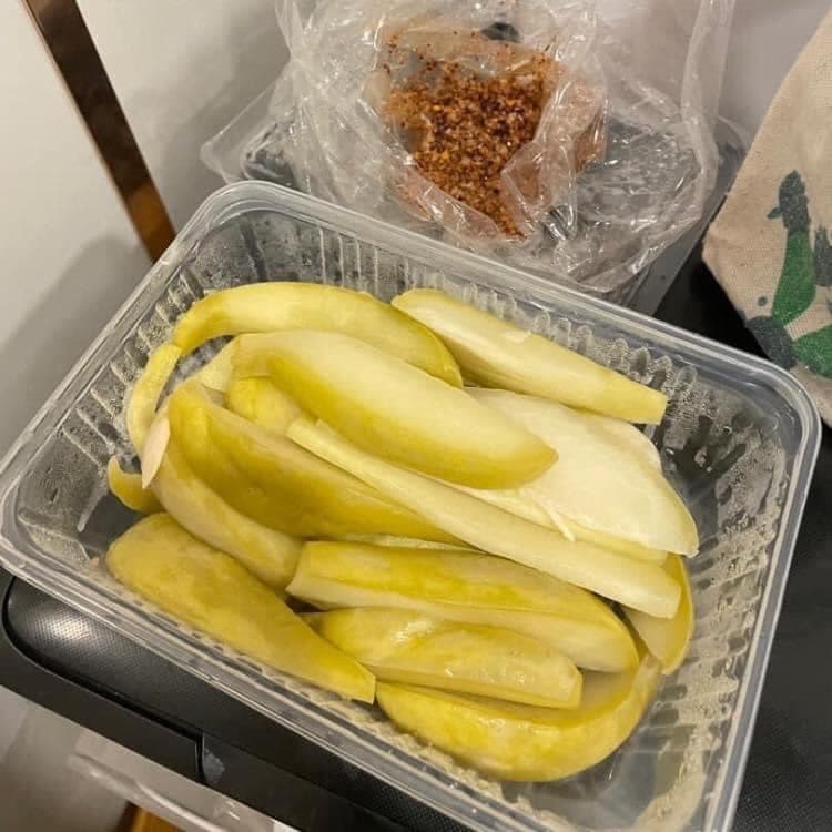 KETO มะม่วงดองคีโต ฟักแม้วเเช่อิ่ม แถมพริกเกลือ ขนาด150 g รูปที่ 5