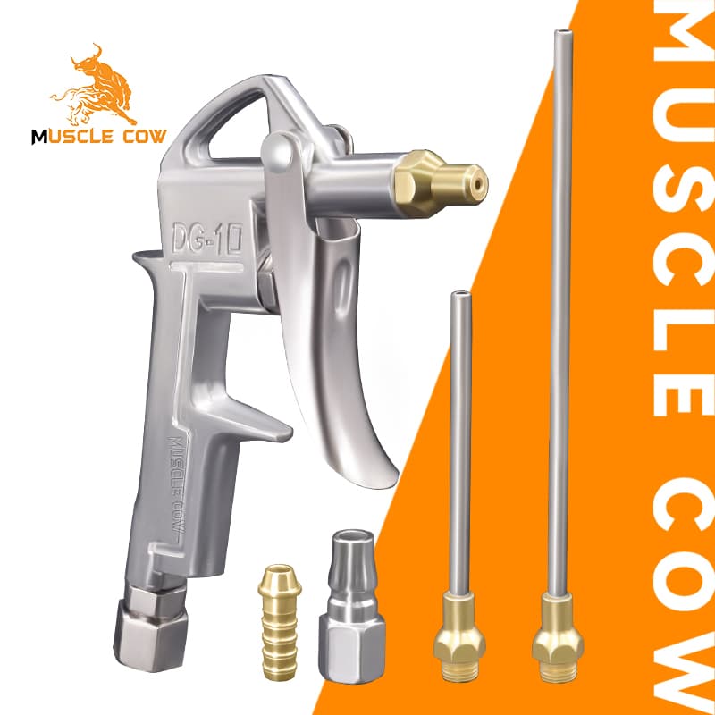 MUSCLE COW ปืนฉีดลม ชุดปืนฉีดลม 5 ตัว/ชุด 3-Ways Air Blow Gun ปืนเป่าลม ปืนลม ปืนยิงลม 3 ปาก พร้อมข้อต่อ ปั๊มลม รูปที่ 1