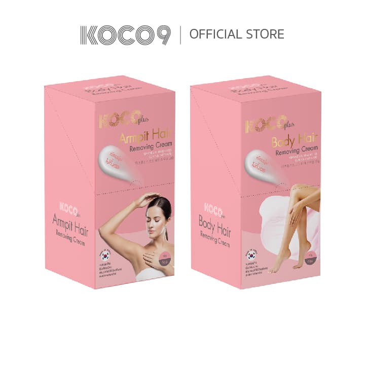 ครีมกำจัดขน KOCO plus Hair Removing Cream 1 กล่องมี 6 ซอง รูปที่ 1