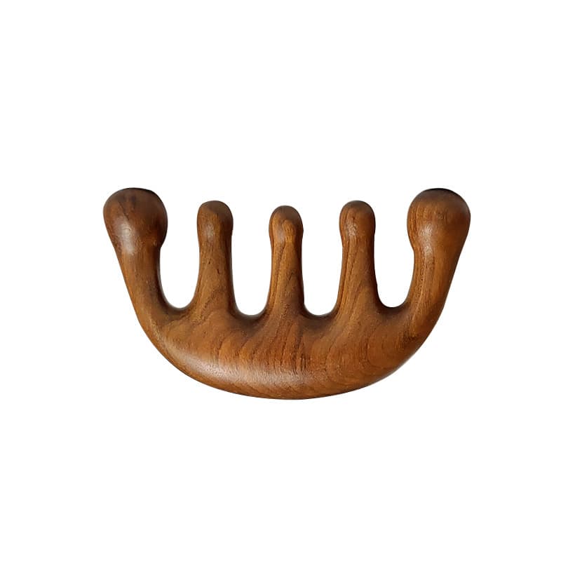 Wood Brother หวีไม้จันทร์นวดศีรษะ 9.5 cm พกพาง่าย ทนทานต่อการใช้งาน ไม่เกิดไฟฟ้าสถิต คุณภาพดี มีกลิ่นหอมจากไม้ธรรมชาติ รูปที่ 5